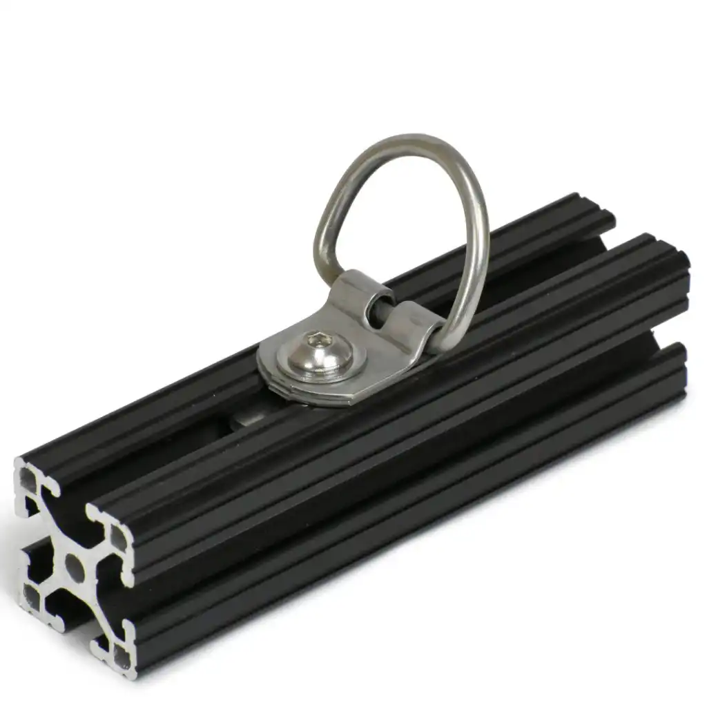 Unaka Gear Co. Stainless Steel Tie Down Rings for Use With 8020™ 15 Series Crossbars