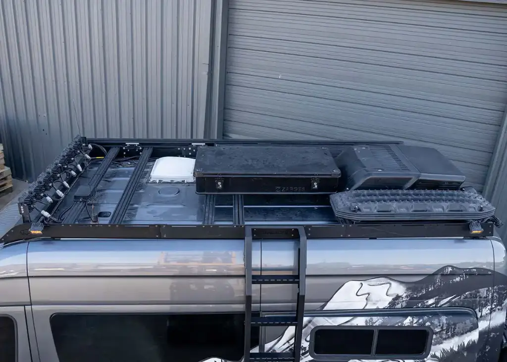 Mercedes Sprinter Flatpack Roof Rack - ROAMBUILT