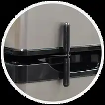 Compact Refrigerator with Separate Freezer, Model 87SS