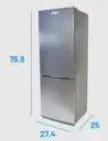 Solstice Model 425 — Large 12/24V DC Refrigerator with Bottom Freezer