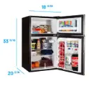 Compact Refrigerator with Separate Freezer, Model 87SS