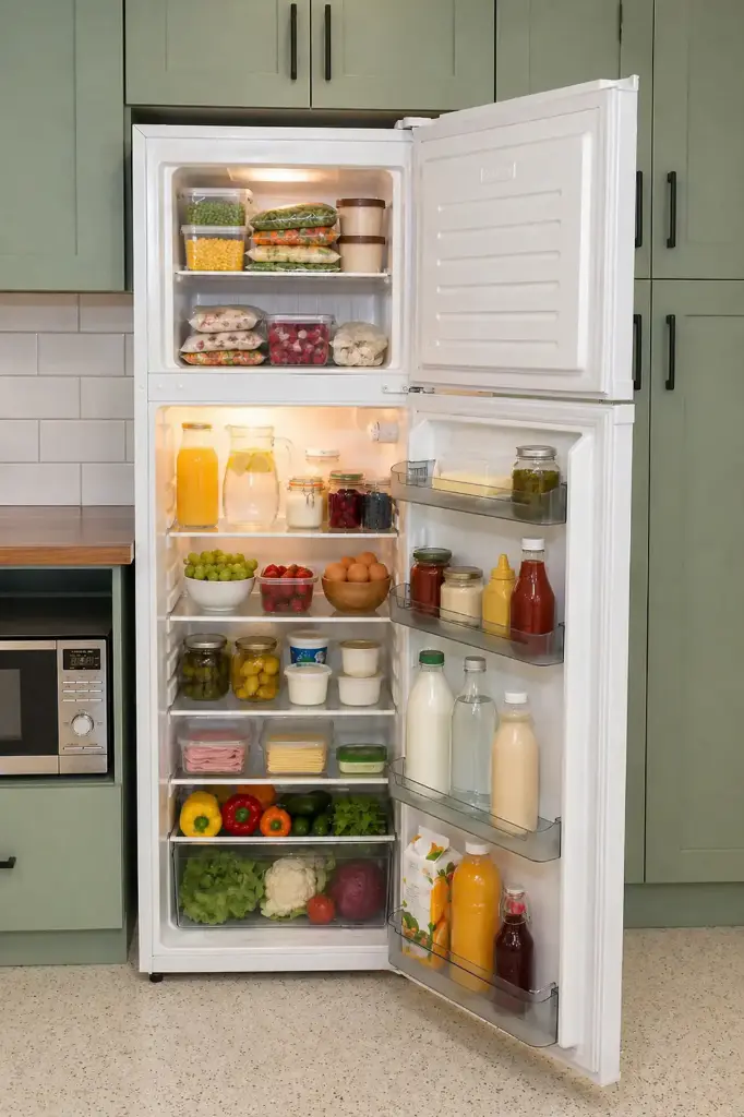 Solstice Model 308 — Low-Consumption Compact Refrigerator with Freezer