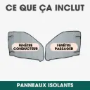 Front Door Window Insulation Panels – Dodge ProMaster