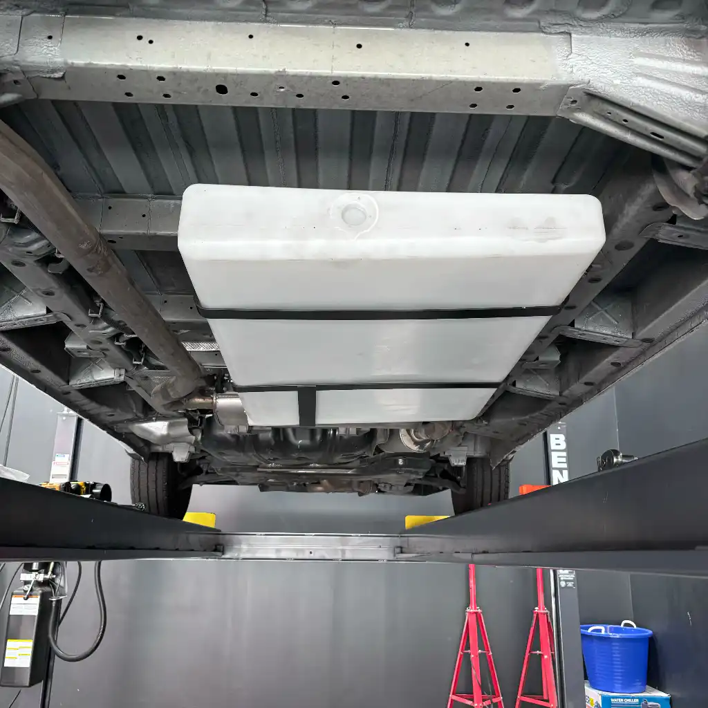 36 Gallon Undercarriage Fresh/Grey Water Tank for 2013-2025 Dodge / Promaster 2500, 3500 159” and 159" ext (10-3021)