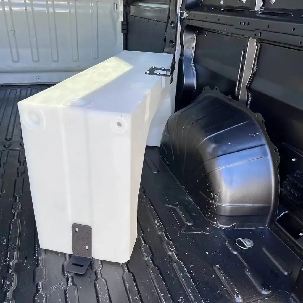 39 Gallon Wheel Well Water Tank for 2013-2025 dodge / Promaster 1500, 2500, 3500 136", 159", and 159" ext (both sides) (10-3018)