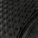 RV Flooring 8' 6" Wide | Diamond Pattern | Black 