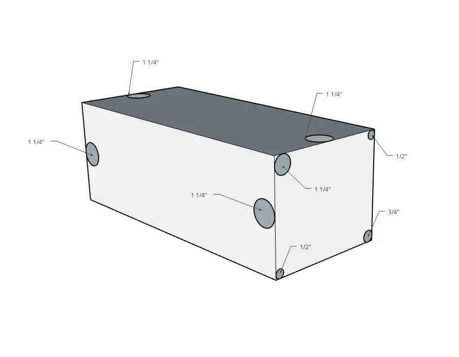 Transit Dually Wheel Well Water Tank (32 Gallon)