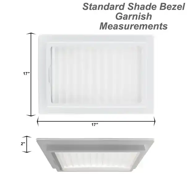 RV Skylight Cover Shade – 17" × 17"