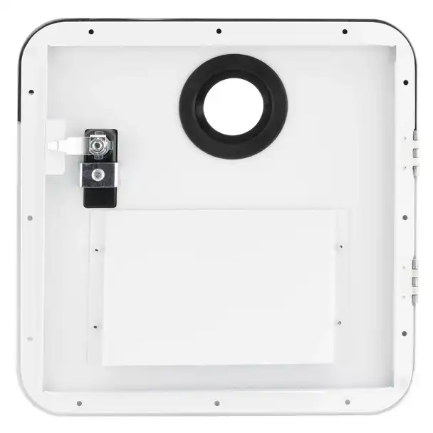 RV Tankless Water Heater Access Door – 15" × 15" Black