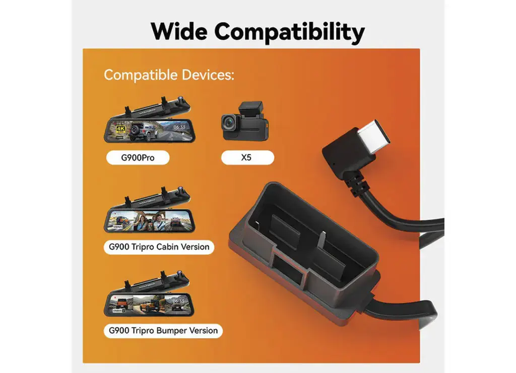 WOLFBOX USB-C Dash Cam Hardwire Kit –02.webp
