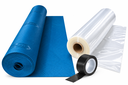 Rouleaux de matériaux de protection assortis.webp