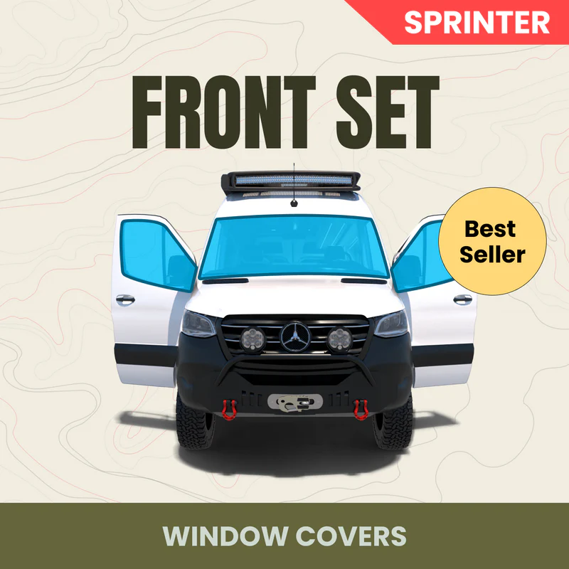 Front Cab Window Cover Set - Sprinter