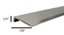 ​  Mill Finish Aluminum 93" Trim Edge Molding