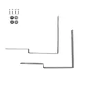 Kit de fixation en aluminium (pour réservoir d'eau encastré de 10 gallons)