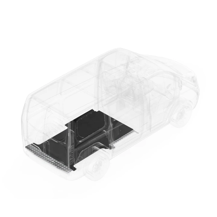 Plancher de fourgon composite LEGEND StabiliGrip – Ford Transit 130"