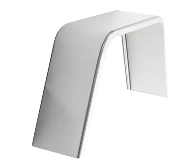 Trailer Fender | Aluminum Smooth | Flat Top | 10" x 36" x 18"