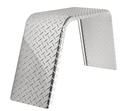 ToughGrade Aluminum Diamond Plate Flat Top Trailer Fender 10" X 36" X 18"