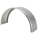 ToughGrade Aluminum Smooth Round Top Trailer Fender 9" X 34" X 17"