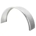 Toughgrade Aluminum Diamond Plate Round Top Trailer Fender 8" X 34" X 17"