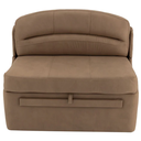 RV Cappuccino Single Dinette Booth with Storage | Converts to Bed