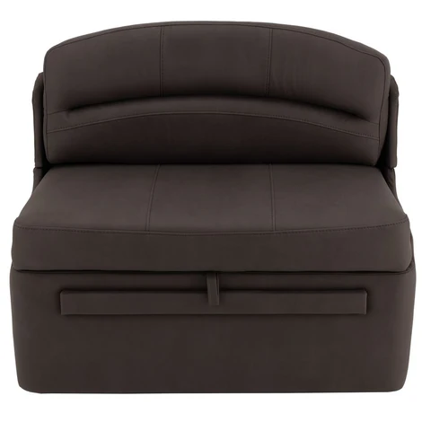 Camper Comfort Chocolate RV / Motorhome Dinette Booths with Storage | Converts to Bed