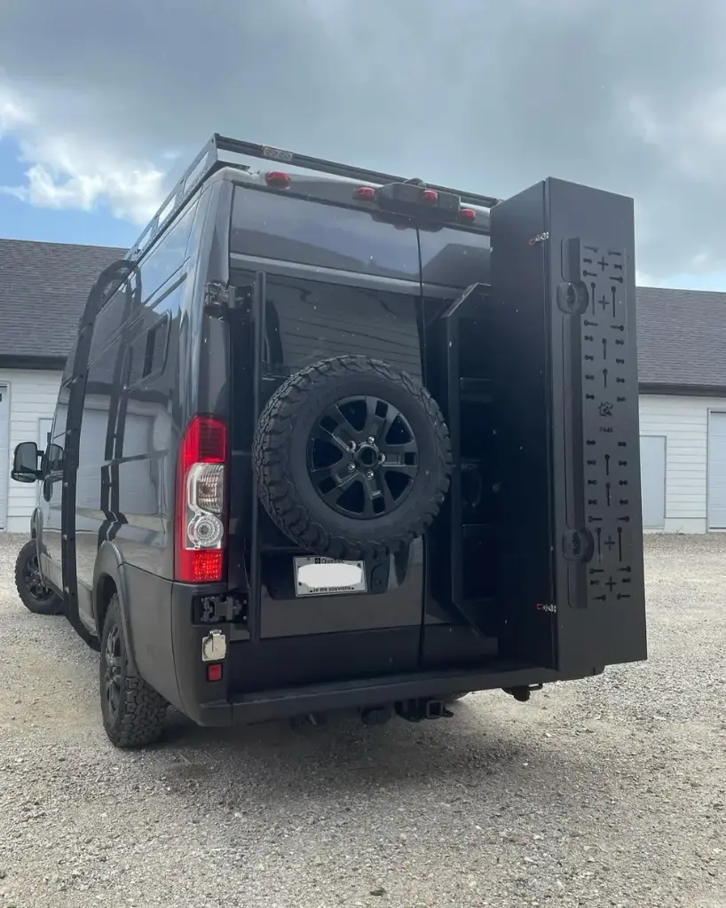 Spare tire holder - Promaster