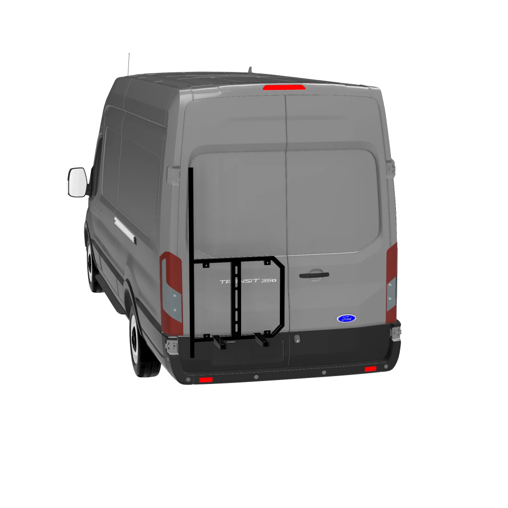 Spare tire support - Left door - Transit