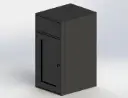 Base d'évier 18" - Aluminium thermolaqué
