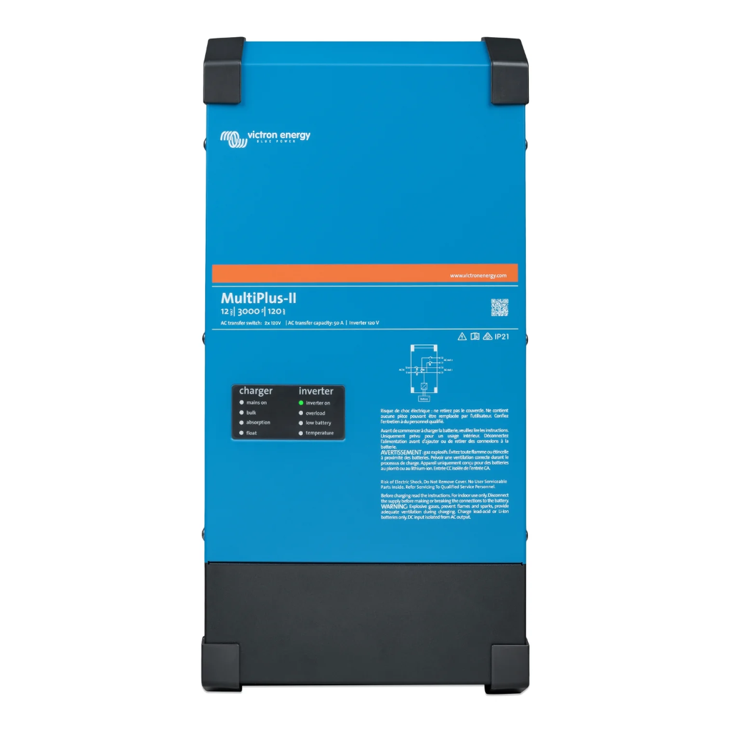Victron Energy MultiPlus-II 12/3000/120-50 2x120V (UL certified) Inverter/Charger