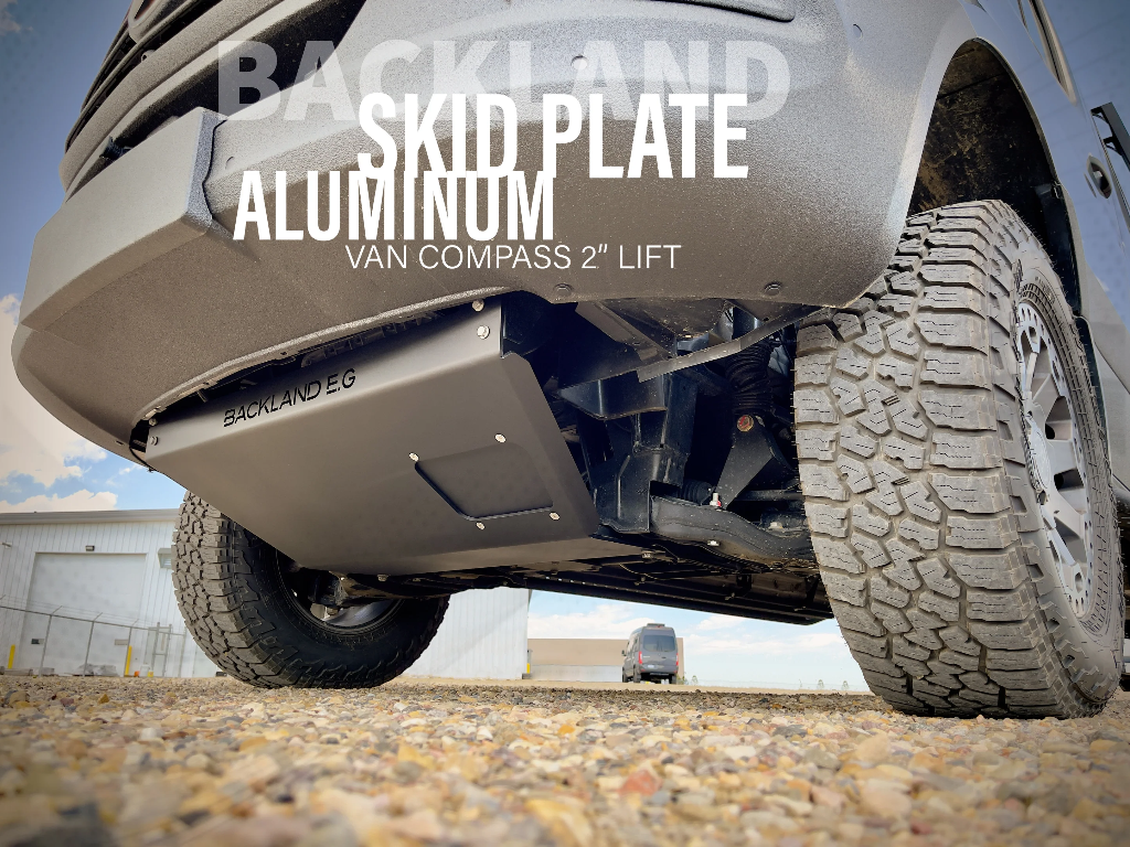BISON Series Engine Skid Plate 4x4 - BLACK - BACKLAND EXPEDITION GEAR