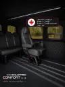 Single Seat - SafeTrack Comfort Seat - VANEQUIPPED - TRANSPORT CANADA CERTIFIED 🇨🇦