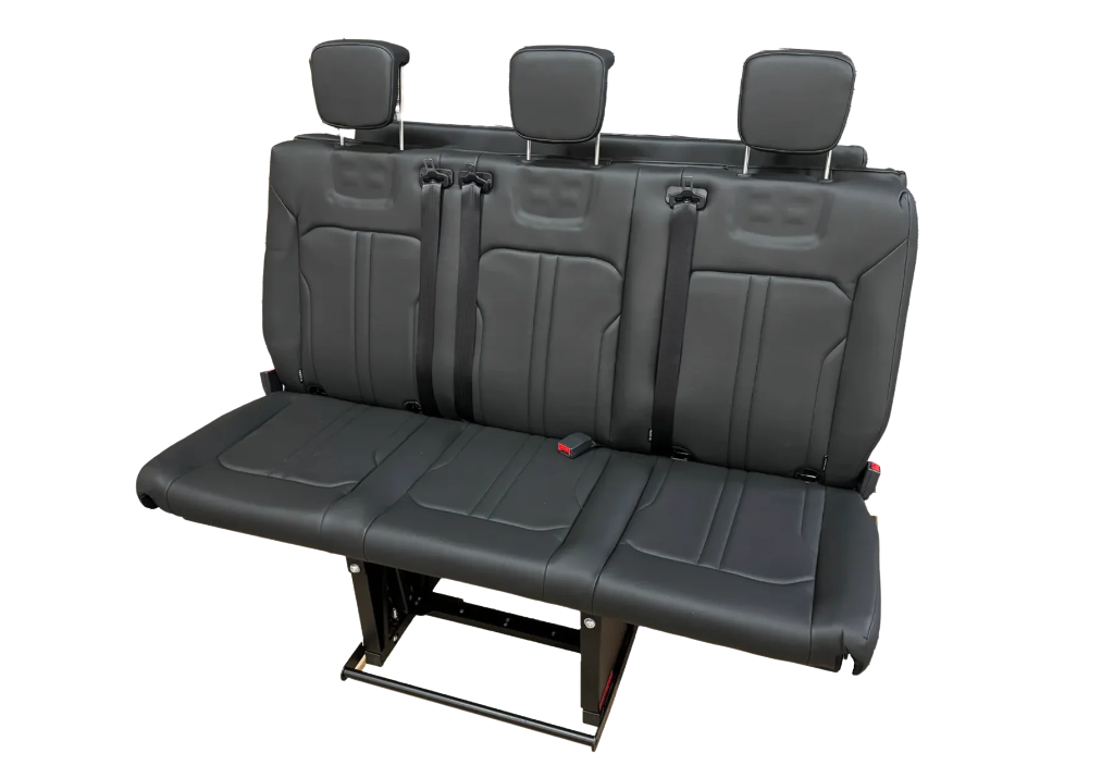 Triple Seat Bed SafeTrack 3-Seater - VANEQUIPPED - TRANSPORT CANADA CERTIFIED 🇨🇦