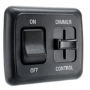 RV 12V DC Toggle Switch with High-Side Dimmer Control