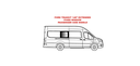 Fixed window - Passenger Side Middle - FORD TRANSIT