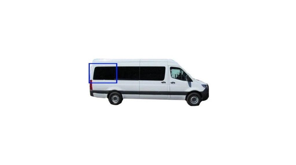 Fixed window - Passenger Side Rear Quarter - MERCEDES SPRINTER 170, 170 EXT