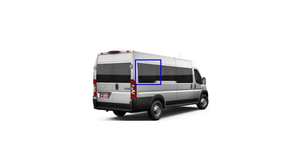 Fixed window - Passenger Side Rear Quarter - RAM PROMASTER