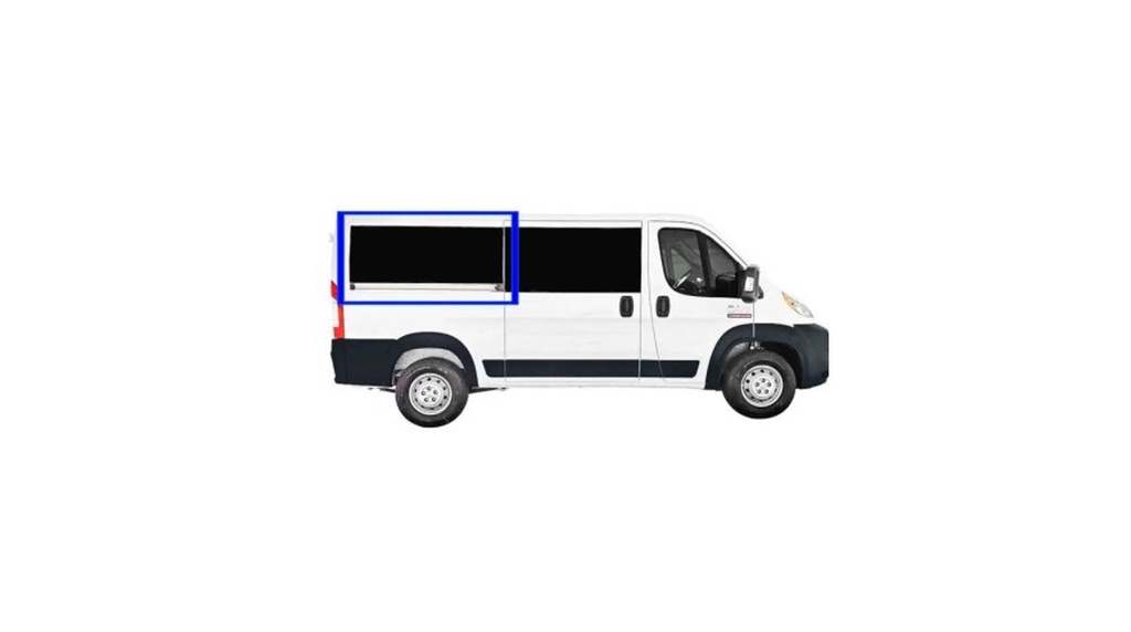 Fixed window - Passenger Side Rear Quarter - RAM PROMASTER