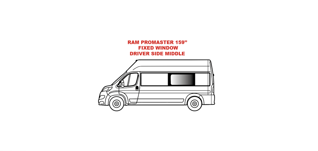 Fixed window - Driver Side Middle - RAM PROMASTER