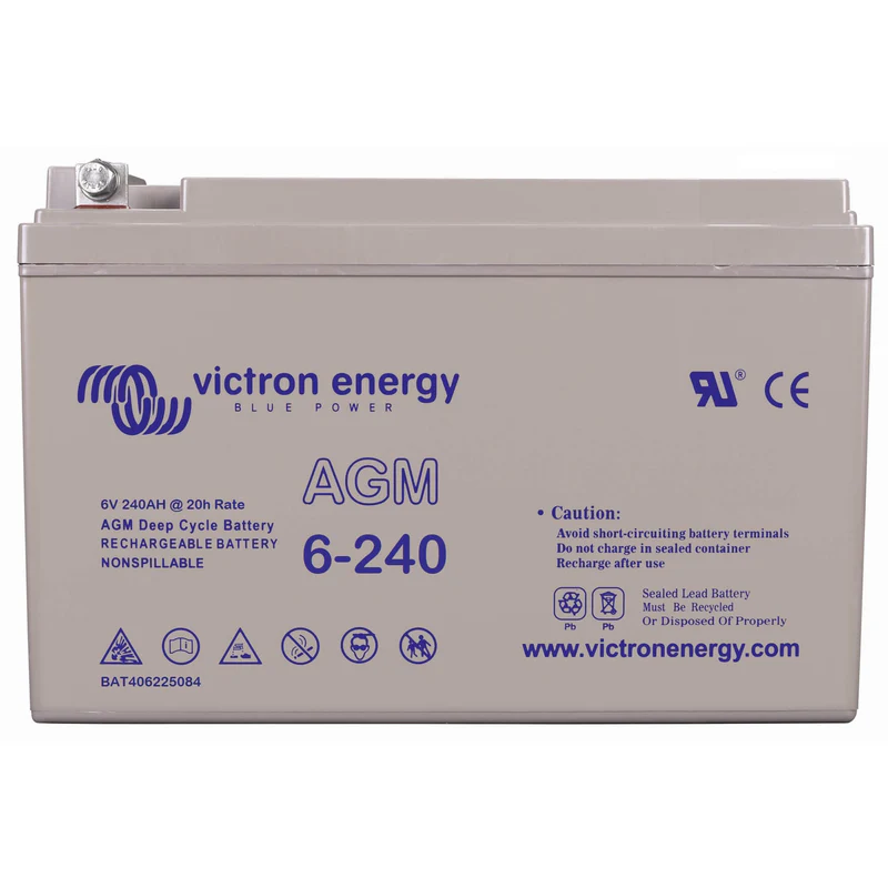 Victron Energy – 6V/240Ah Deep Cycle AGM Battery - Group 27