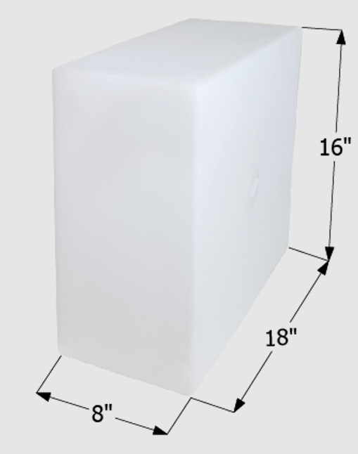 Fresh Water Tank WT2465 - 10 Gal.