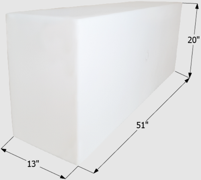 Fresh Water Tank WT2452 - 54 Gal.