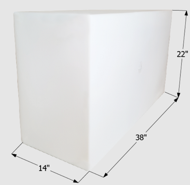 Fresh Water Tank WT2453 - 50 Gal.