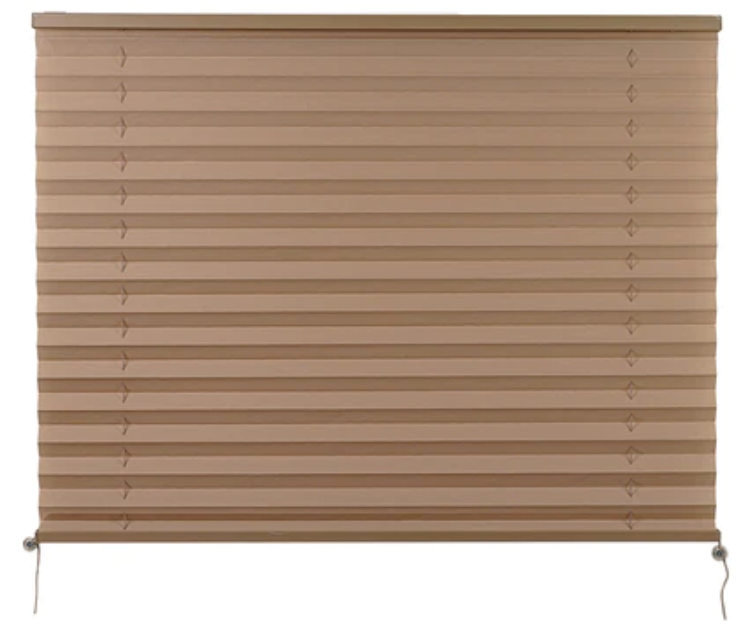 Camper Comfort Cappuccino RV Pleated Shades