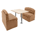 RV 40" Sand Dinette Booth with Table