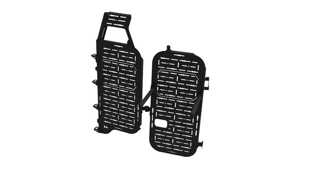 EXTENSION AND SIDE LADDER FOR DRIVER SIDE REAR DOOR MOUNT