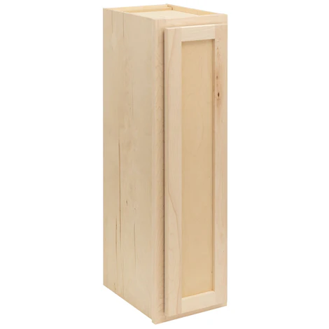 RV Wall Cabinet 9 to 36 inches | Unfinished Maple