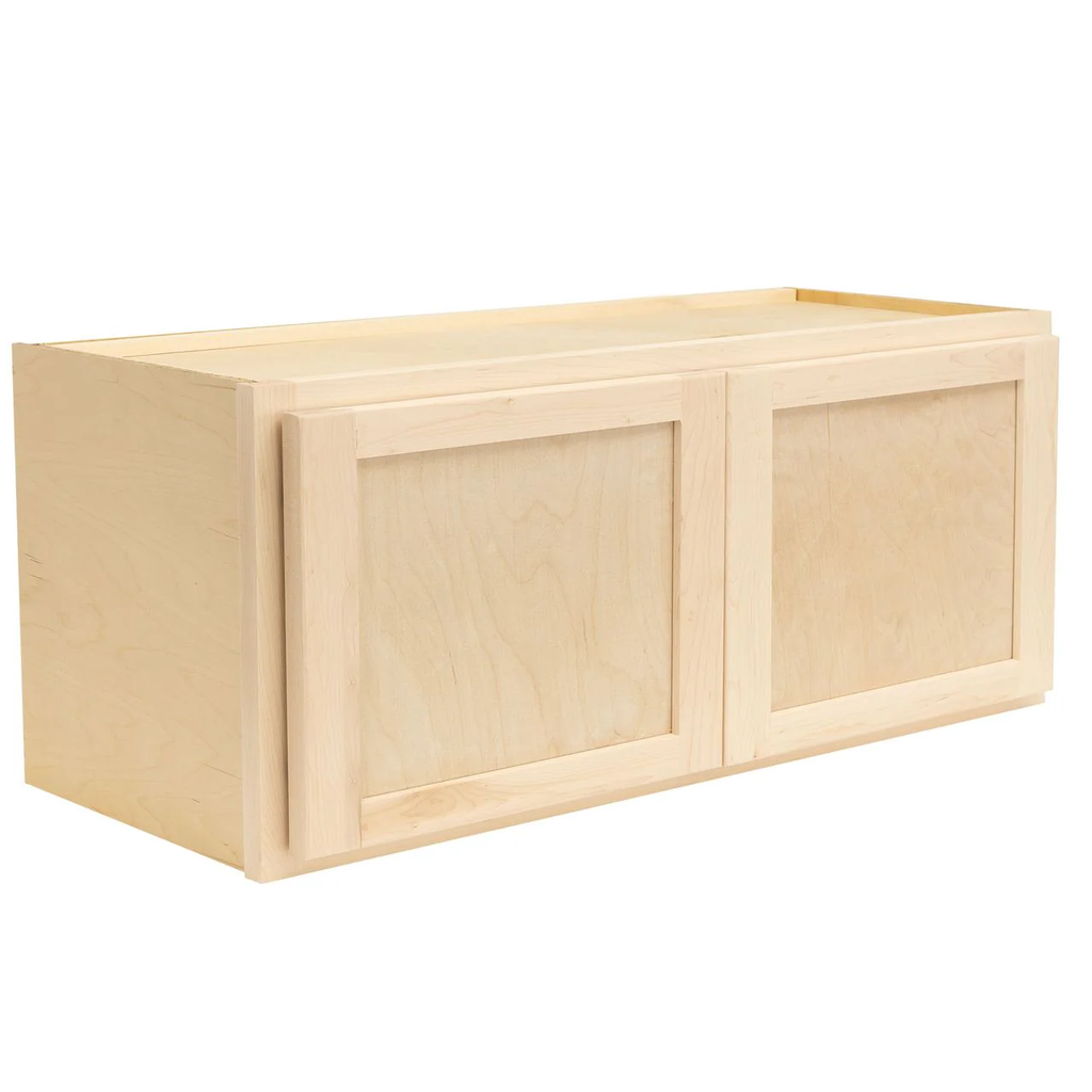 RV Refrigerator Wall Cabinet | Unfinished Maple