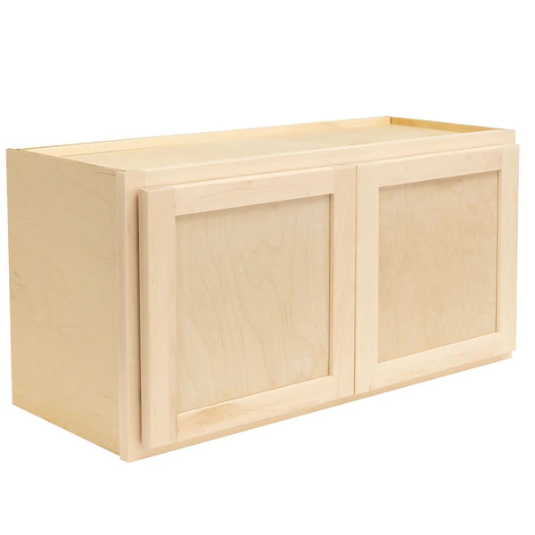 RV Microwave Wall Cabinet | Unfinished Maple