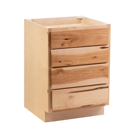 RV 4 Drawer Base Cabinet | Rustic Hickory