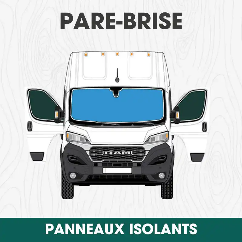 Panneau isolant pour pare-brise – Dodge ProMaster